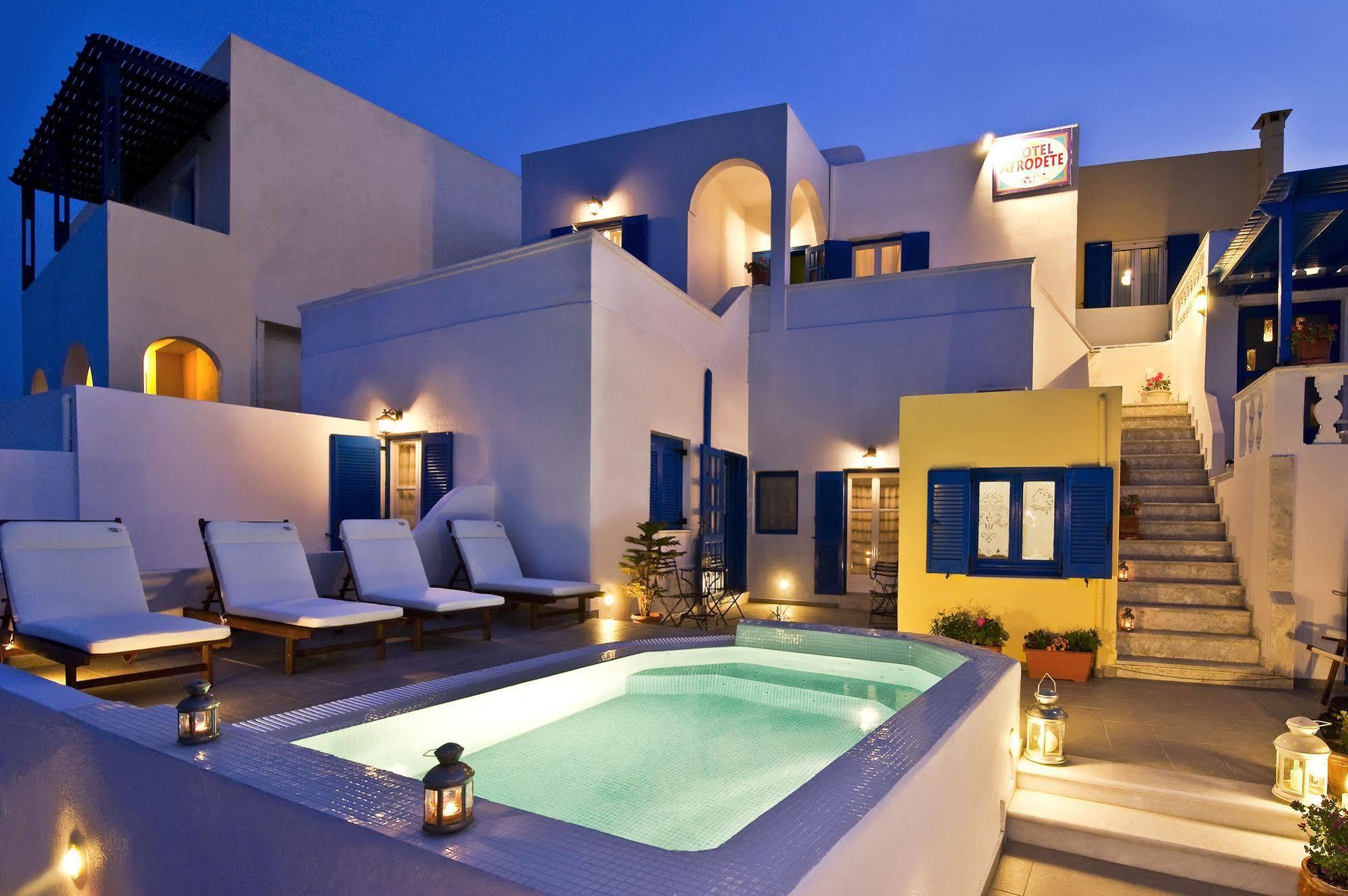 Afrodete Hotel Firostefani Bagian luar foto