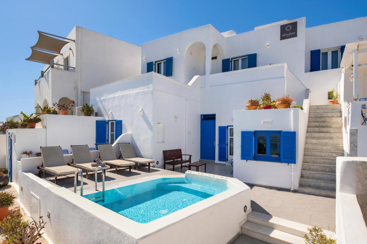 Afrodete Hotel Firostefani Bagian luar foto