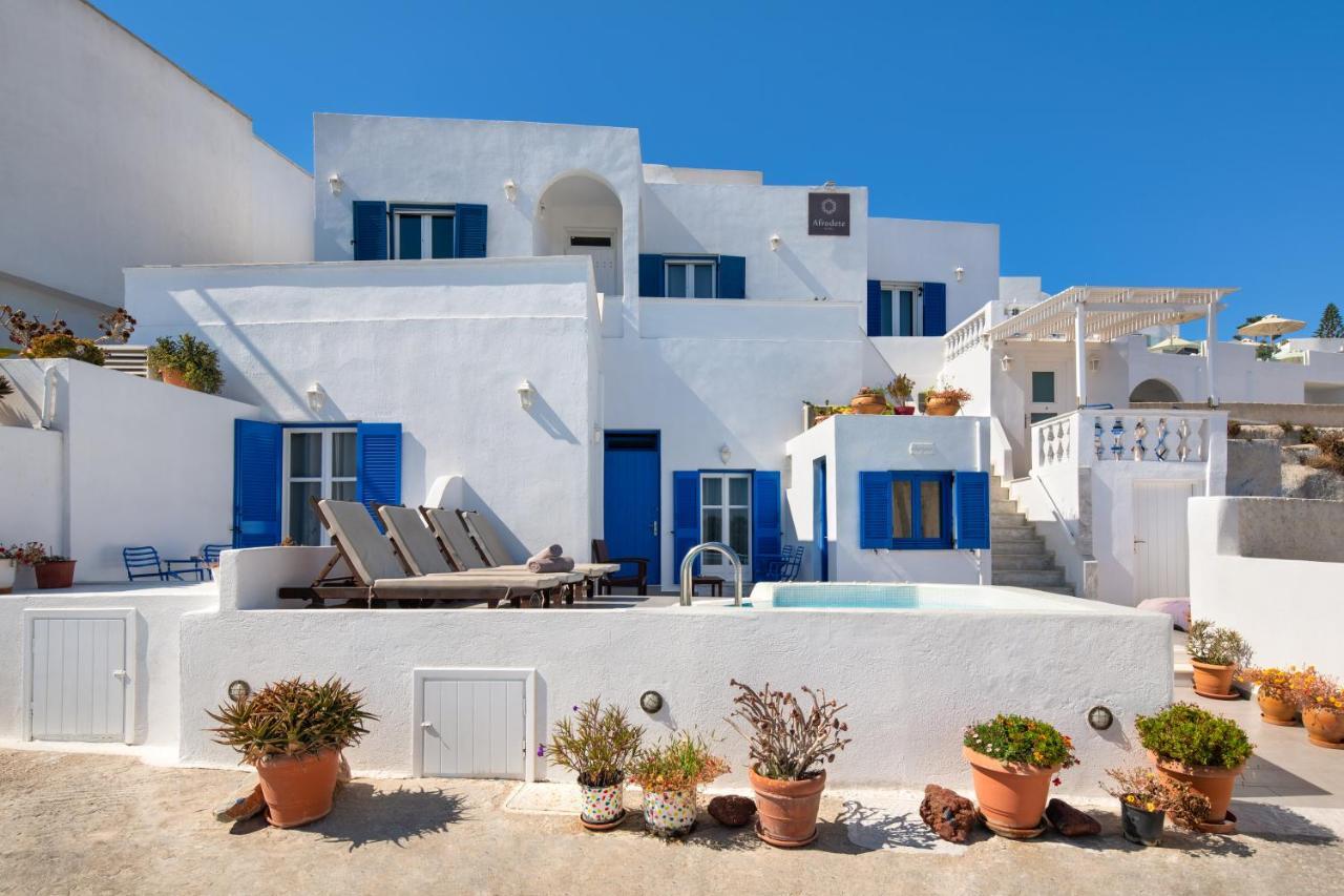 Afrodete Hotel Firostefani Bagian luar foto